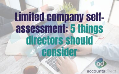 Limited company self-assessment: 5 things directors should consider